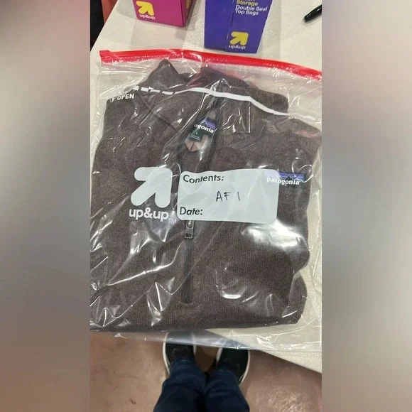 Patagonia Women's L Large Better Sweater 1/4 Zip Pullover Stormy Mauve NWT - Picture 7 of 8